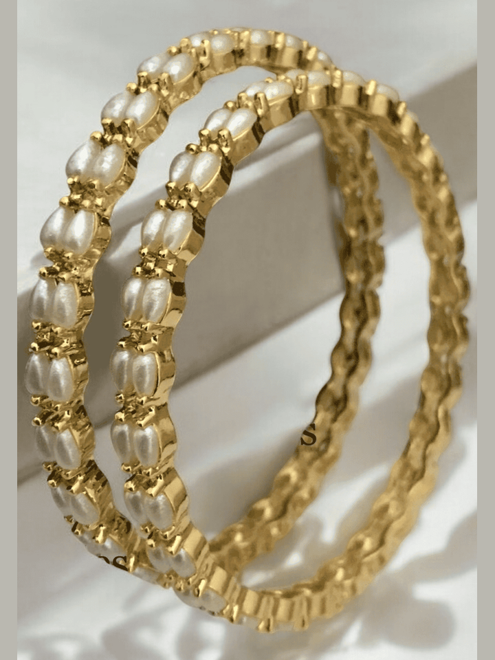 Aamani real pearl bangles