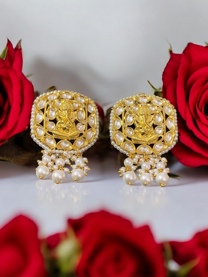 Ekdant Polki Kundan Earrings