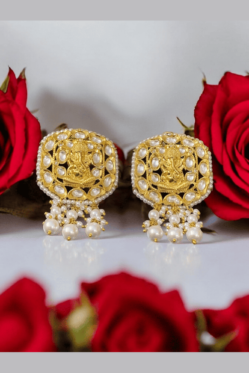 Ekdant Polki Kundan Earrings