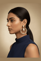 Simona real pearl earrings jhumka