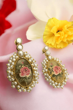 Daksha real pearl earrings