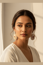 Bhavini real pearl earrings