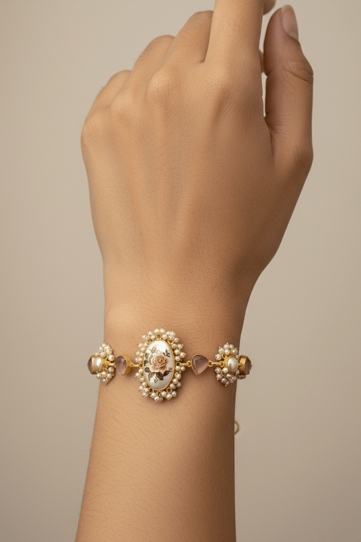 Rosiana real pearl bracelet