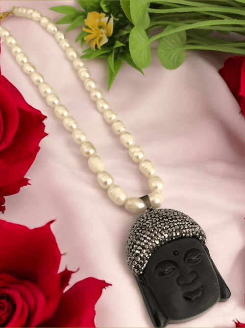 Budha real pearl necklace
