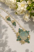 Rishika real pearl set