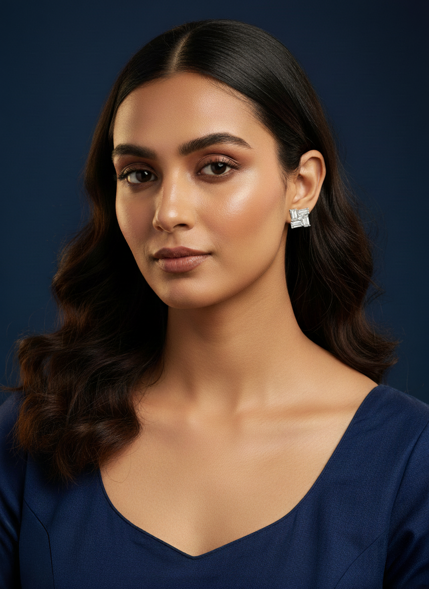 Nova 92.5 sterling silver earrings