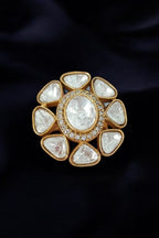 Polki Kundan vidya Ring