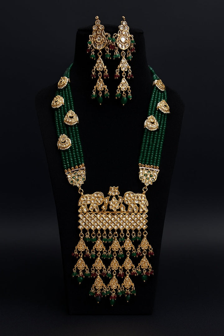 Pranshi long kundan set