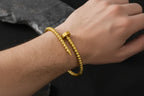 Preta GOLDEN 18k Gold Plated Stainless Steel Tarnish Free Waterproof Female bracelet