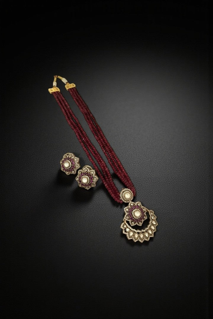 Pritha polki kundan set