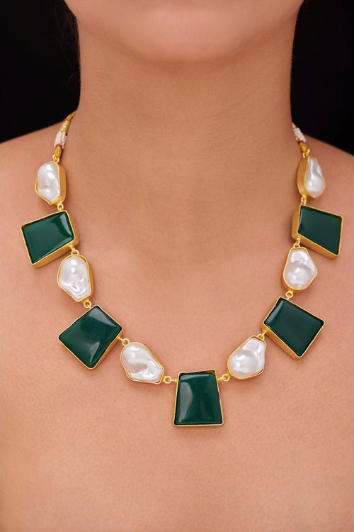 Sulochna real pearl set