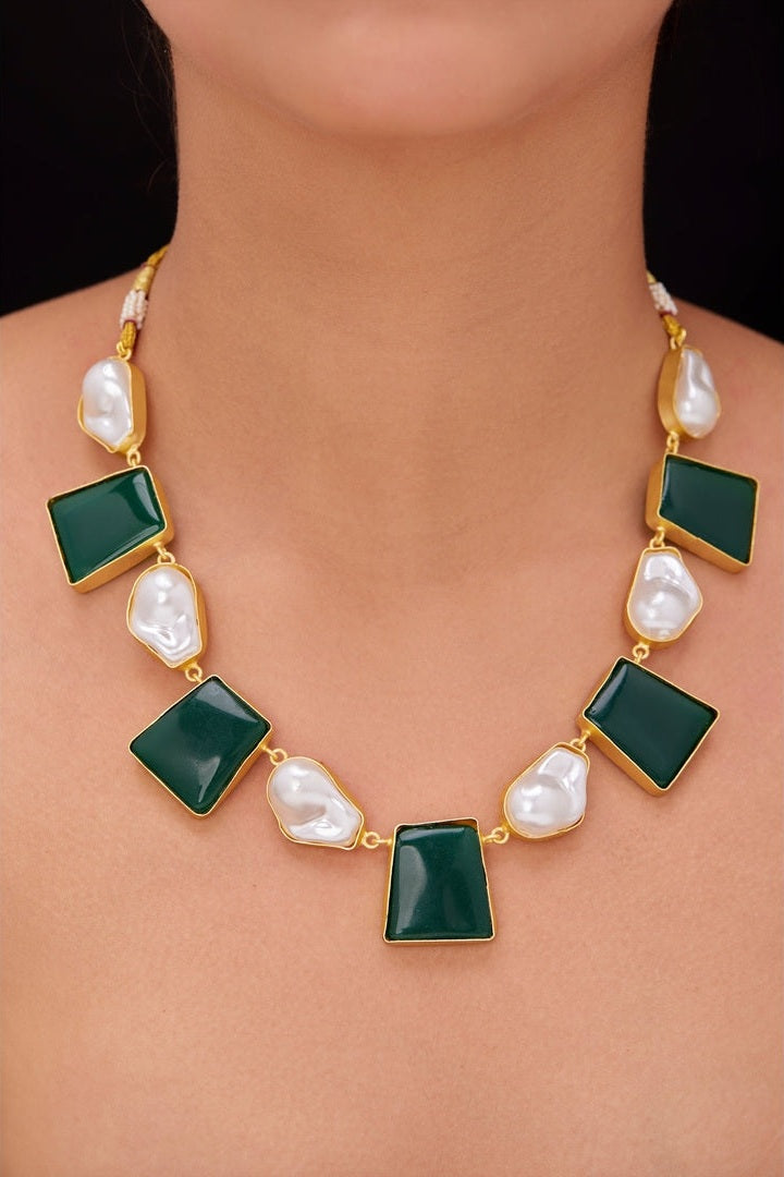 Sulochna real pearl set