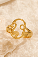 R-152– 18k Gold Plated Stainless Steel Tarnish Free Waterproof Female Jewellery