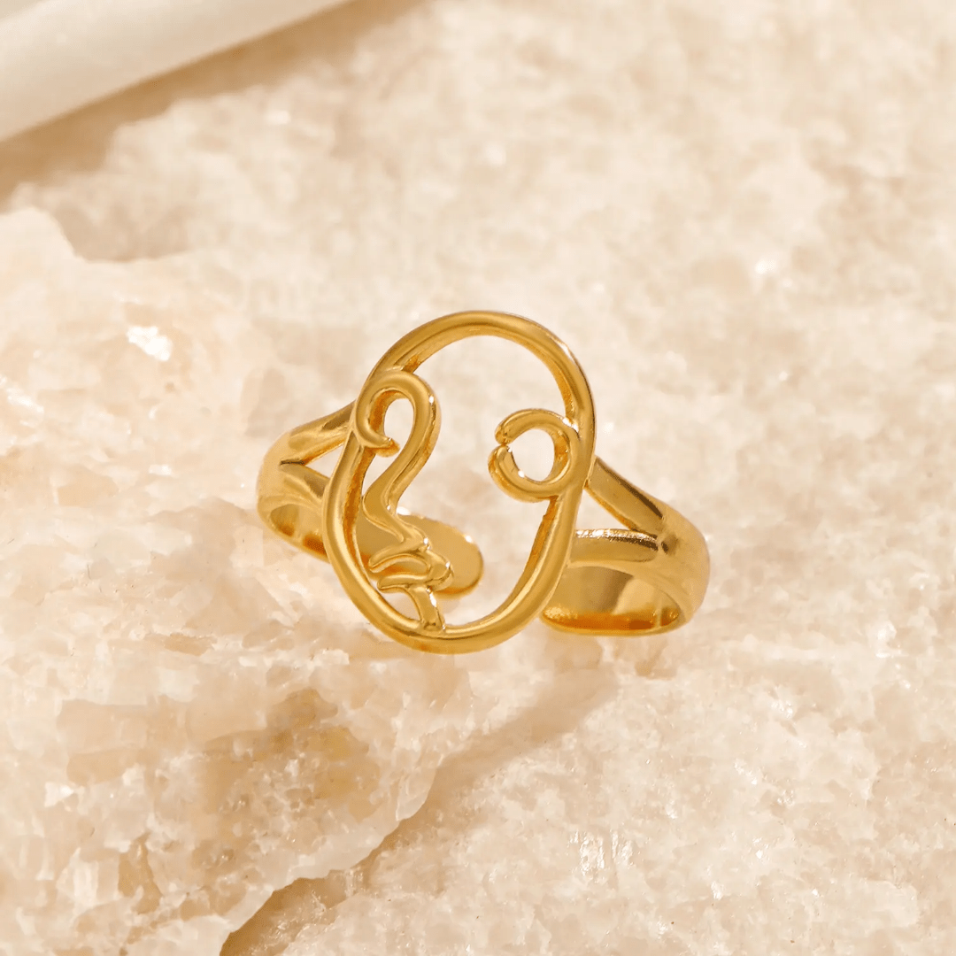 R-152– 18k Gold Plated Stainless Steel Tarnish Free Waterproof Female Jewellery