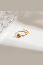Sleek 18k Gold Plated ring