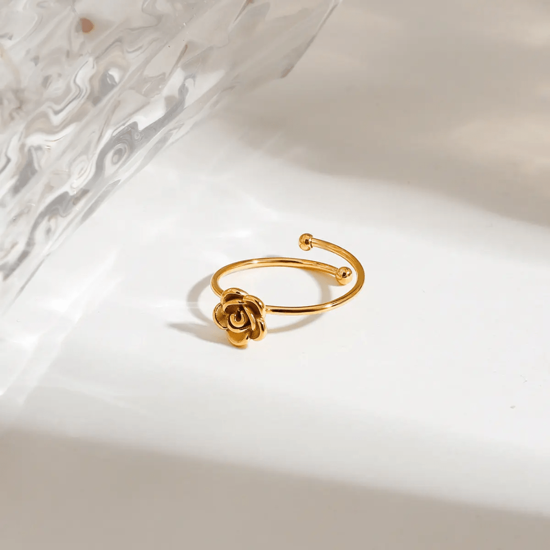 Sleek 18k Gold Plated ring