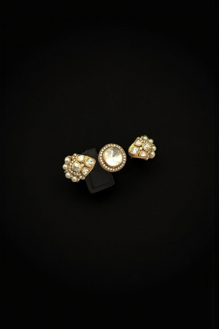 Raagavi Polki Kundan Ring
