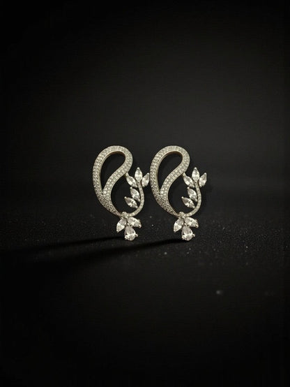 Rabiya diamond look earrings