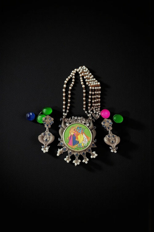 Radha Shyam Handpainted Set