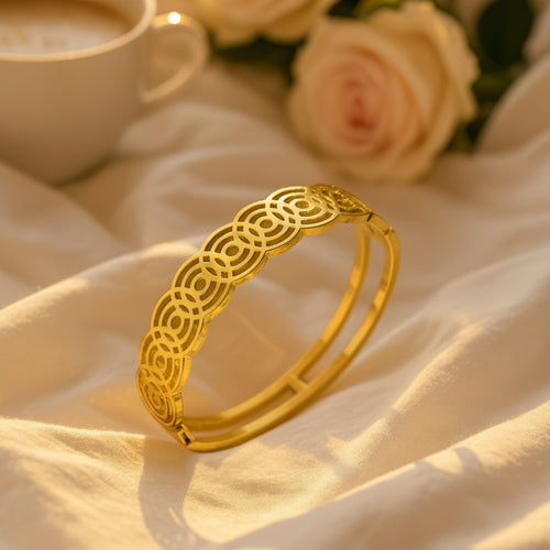 Radiance– 18k Gold Plated Stainless Steel Tarnish Free Waterproof Female Jewellery