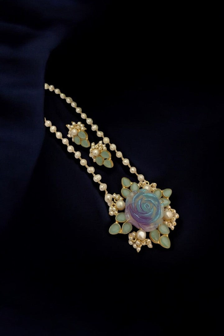 Rashita real pearl set