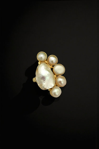 Real Pearl Monica Ring