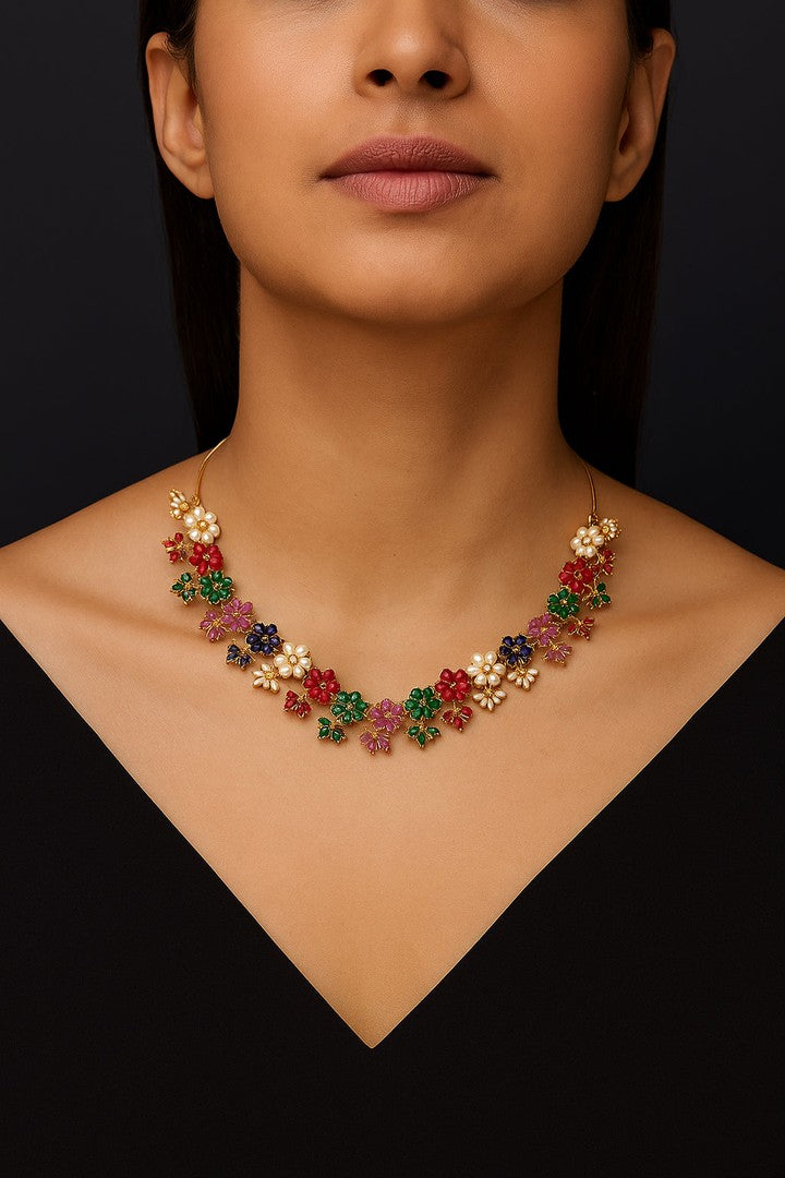 Real pearl Malini sleek set