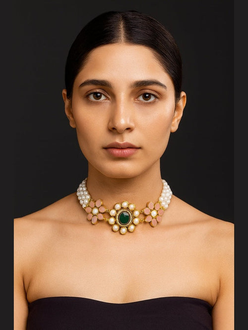 Real pearl paulmi set