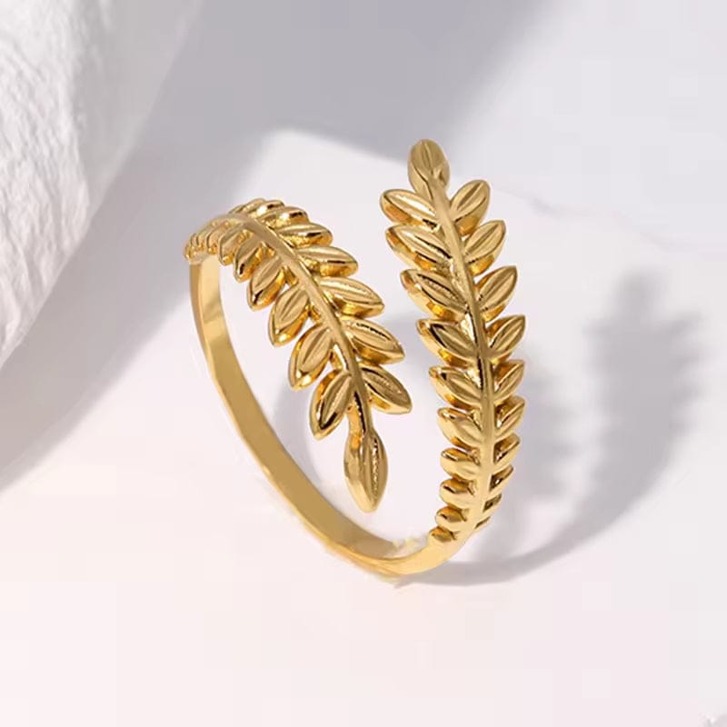 Rehana Ring 18k Gold Plated Stainless Steel Tarnish Free Waterproof Female Jewellery