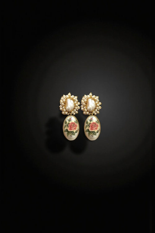 Sargun real pearl earrings