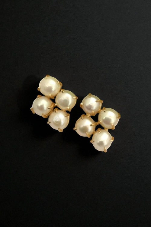 Sayani real pearl earrings