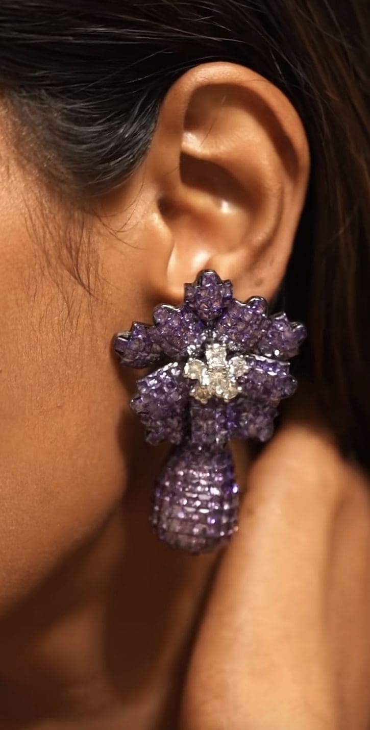 Tiara earrings
