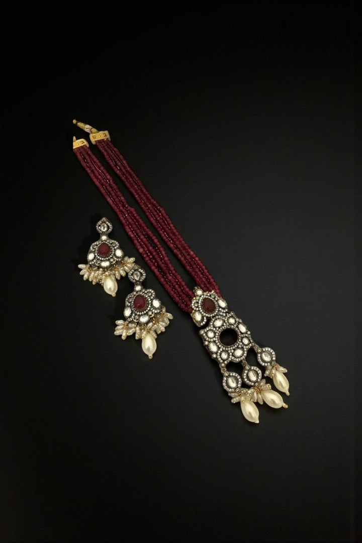 Shaina polki kundan set