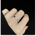 Shalom Ring Stainless Steel Anti Tarnish Waterproof Male Jewellery