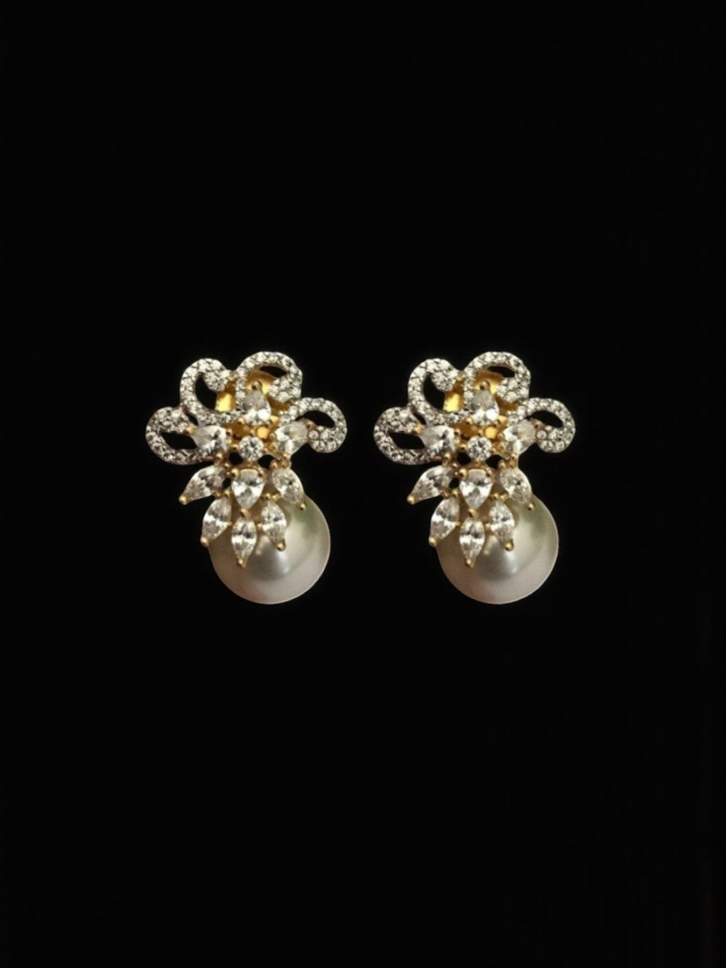 Shikha ad earrings