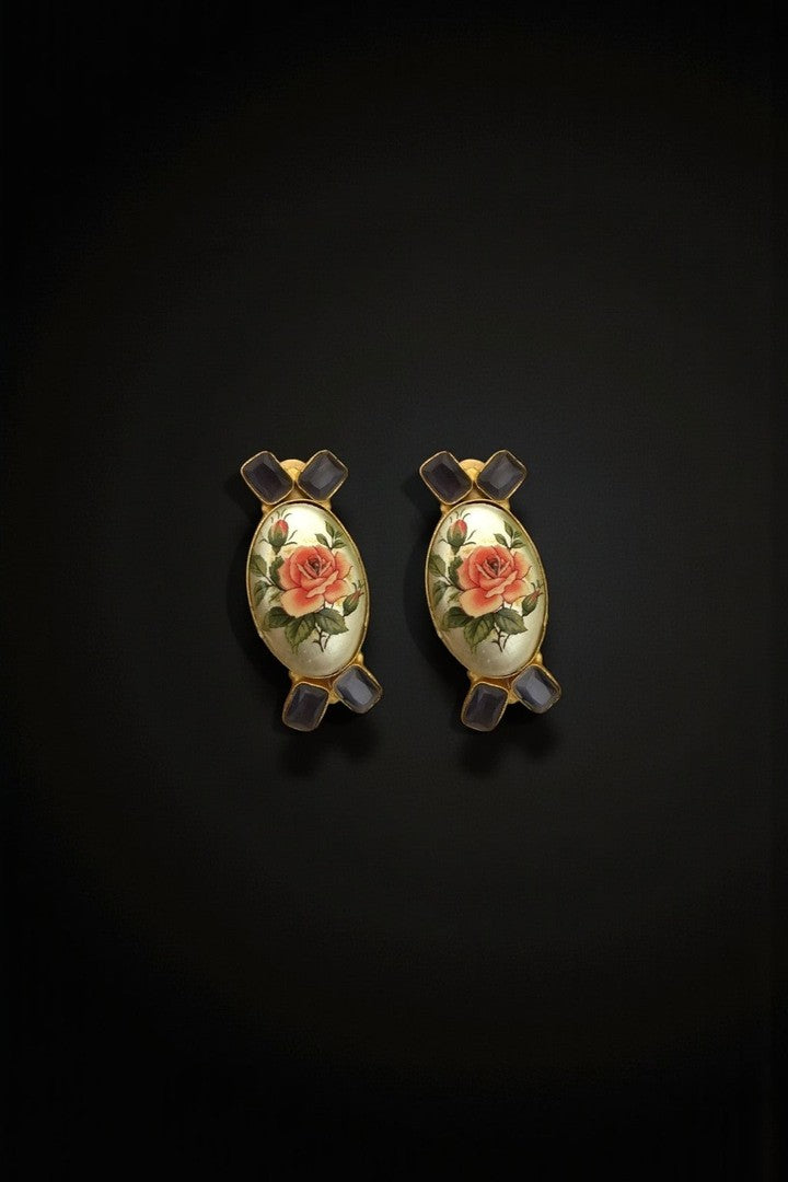 Shiya real pearl earrings