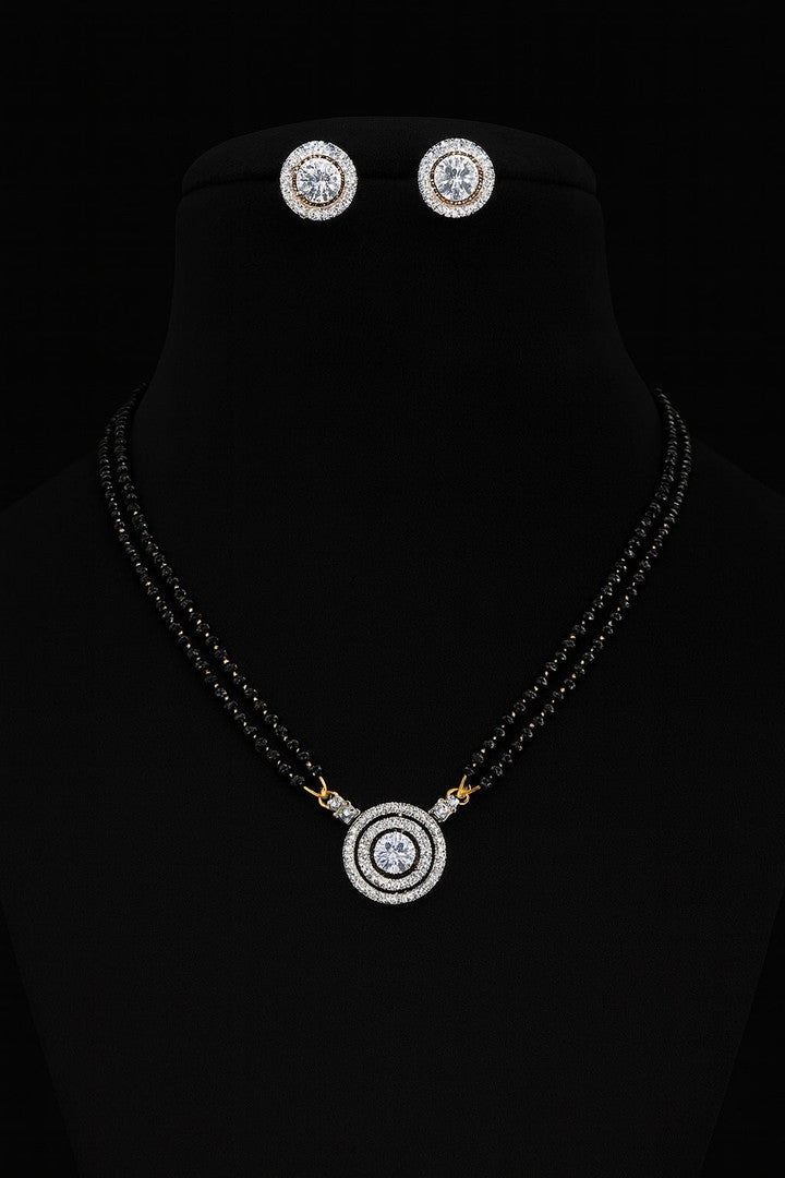 Shobita diamond look mangalsutra