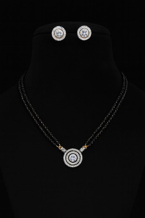 Shobita diamond look mangalsutra