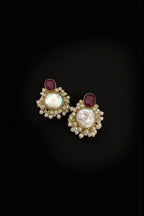Shovik real pearl earrings