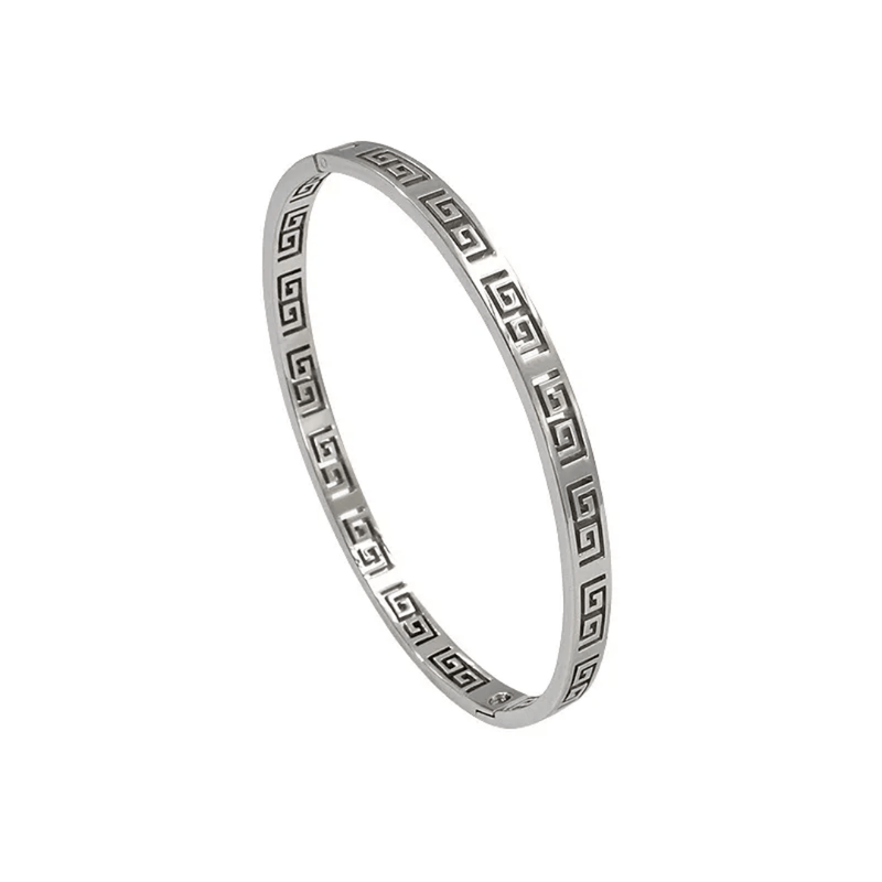Shovil Bracelet-SILVER-Stainless Steel Anti Tarnish Waterproof Male Jewellery