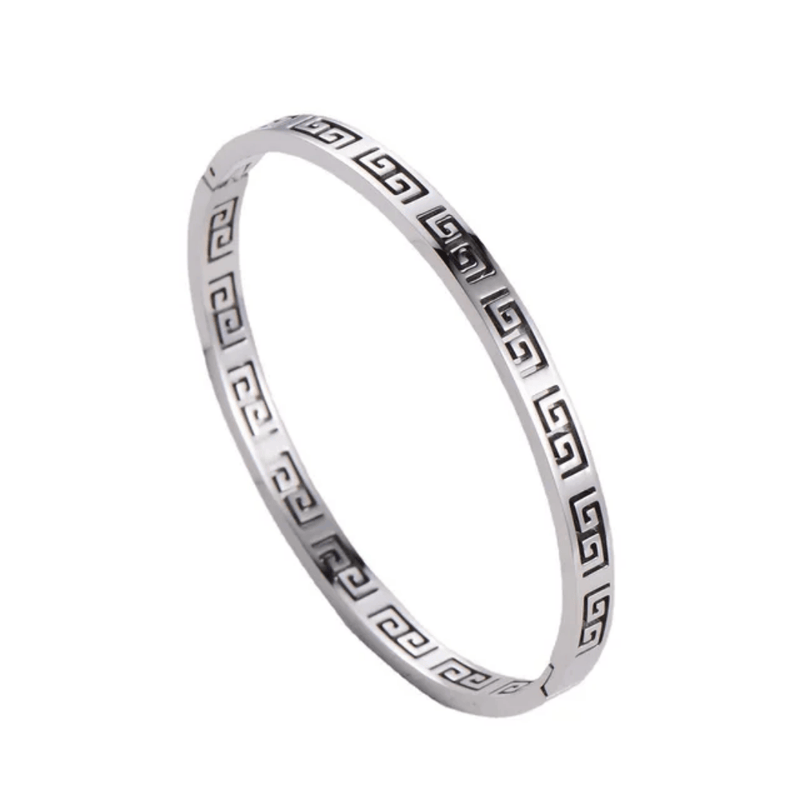 Shovil Bracelet-SILVER-Stainless Steel Anti Tarnish Waterproof Male Jewellery