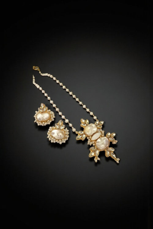 Shyama real pearl Set