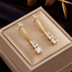 Sollica WHITE 18k Gold Plated Stainless Steel Tarnish Free Waterproof Female Jewellery