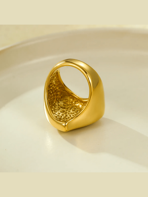 Sonika 18k Gold Plated Ring - Elegant & Tarnish-Free