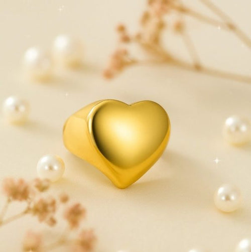 Sonika 18k Gold Plated Ring - Elegant & Tarnish-Free