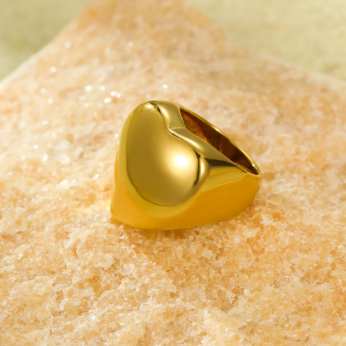 Sonika 18k Gold Plated Ring - Elegant & Tarnish-Free