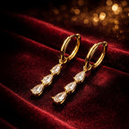 Sorina Earrings 18k Gold Plated 316L Grade Stainless Steel PVD Coating (2.5 Microns) Waterproof Female Jewellery