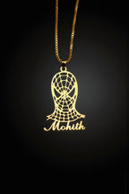 Spider customisable name pendant