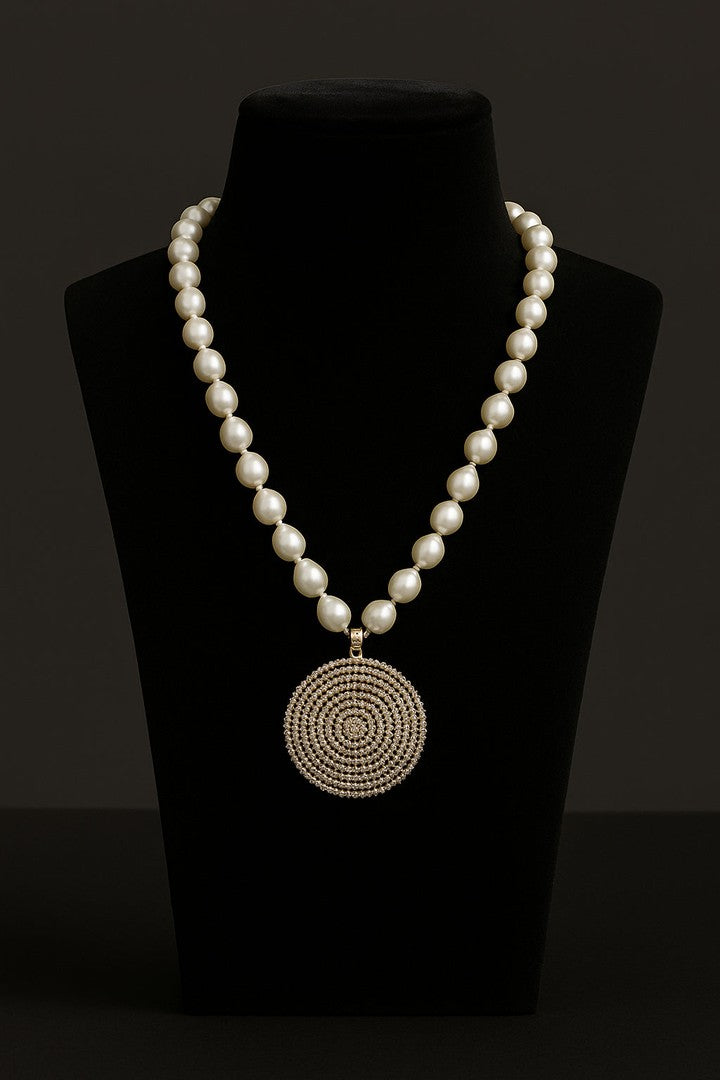 Suhasini Real Pearl Set