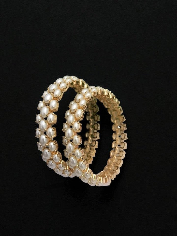 Svadhiti real pearl Bangles
